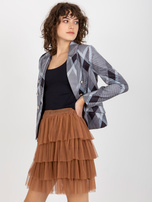 Hurt Jasnobrązowa tiulowa spódnica z falbanami Suerta OCH BELLA