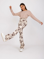 Beżowa damska bluzka basic Larissa