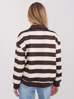 Jasnobeżowa damska bluza typu polo