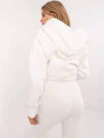 Hurtownia Ecru ocieplany komplet basic ze spodniami