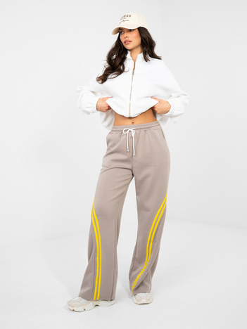 Fango dresowe spodnie z prostą nogawką RUE PARIS