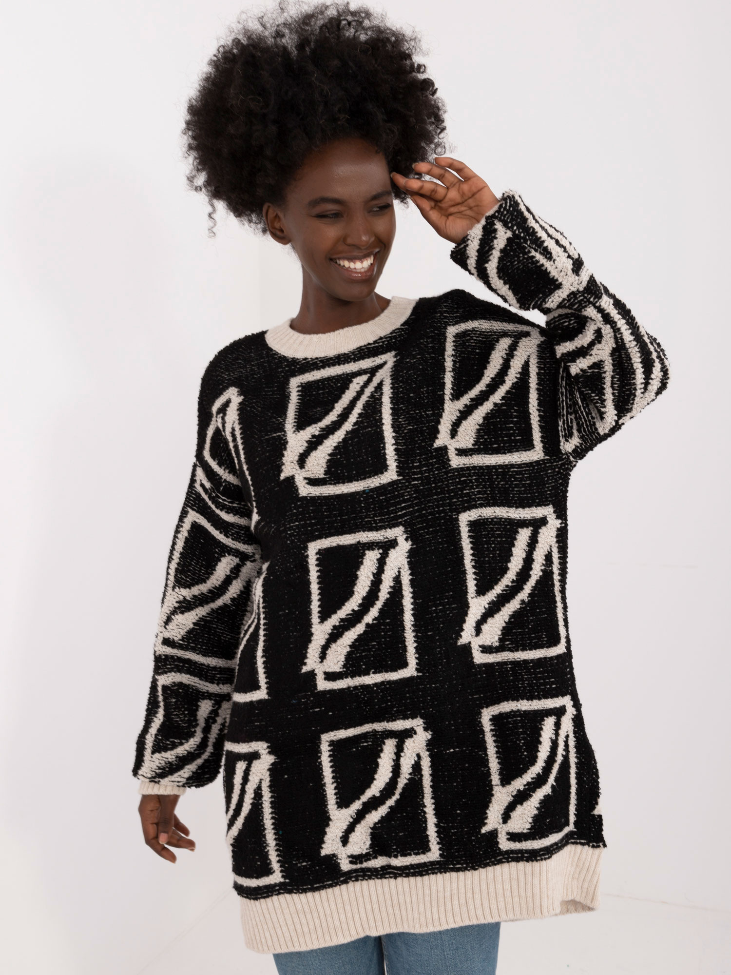 Sweter czarny