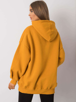 Michele's mustard hoodie for women