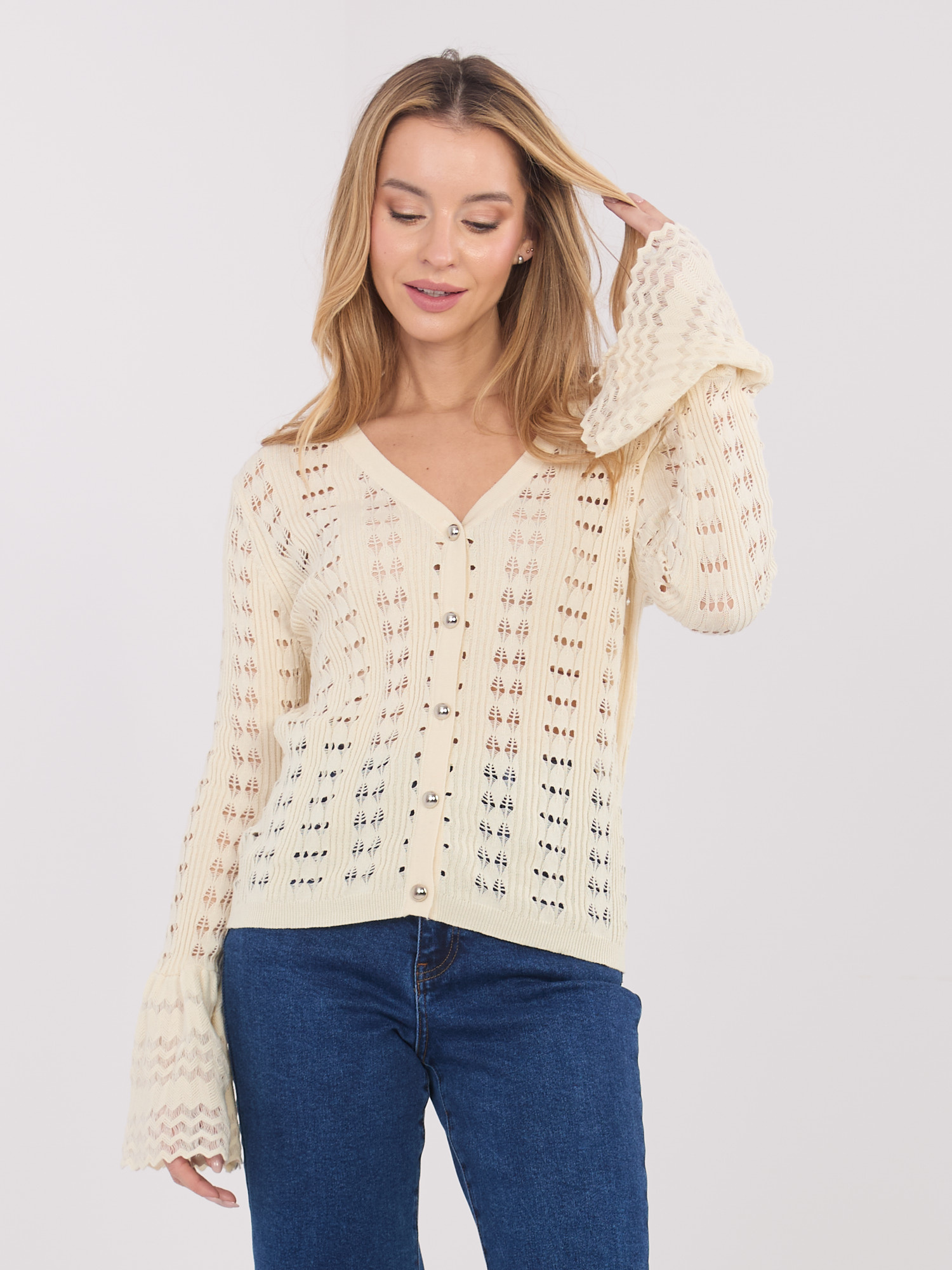 Sweter jasny beżowy
