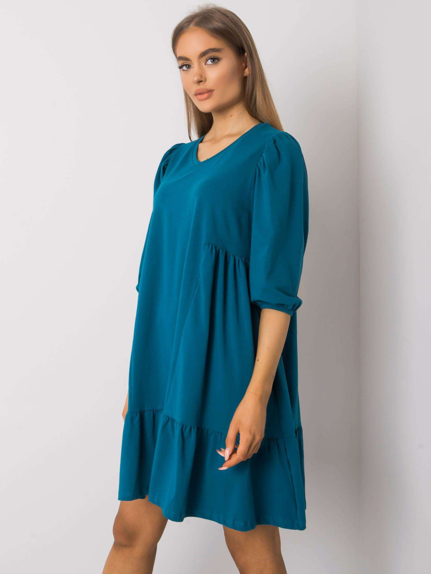 Yelda Sea Cotton Dress