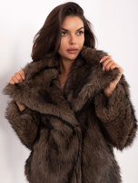 Fango futrzana kurtka na zatrzaski RUE PARIS 