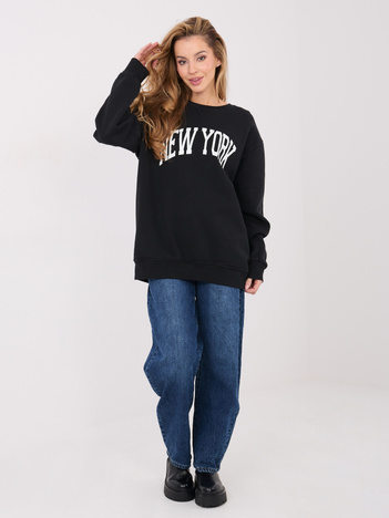 Czarna damska bluza z napisem New York