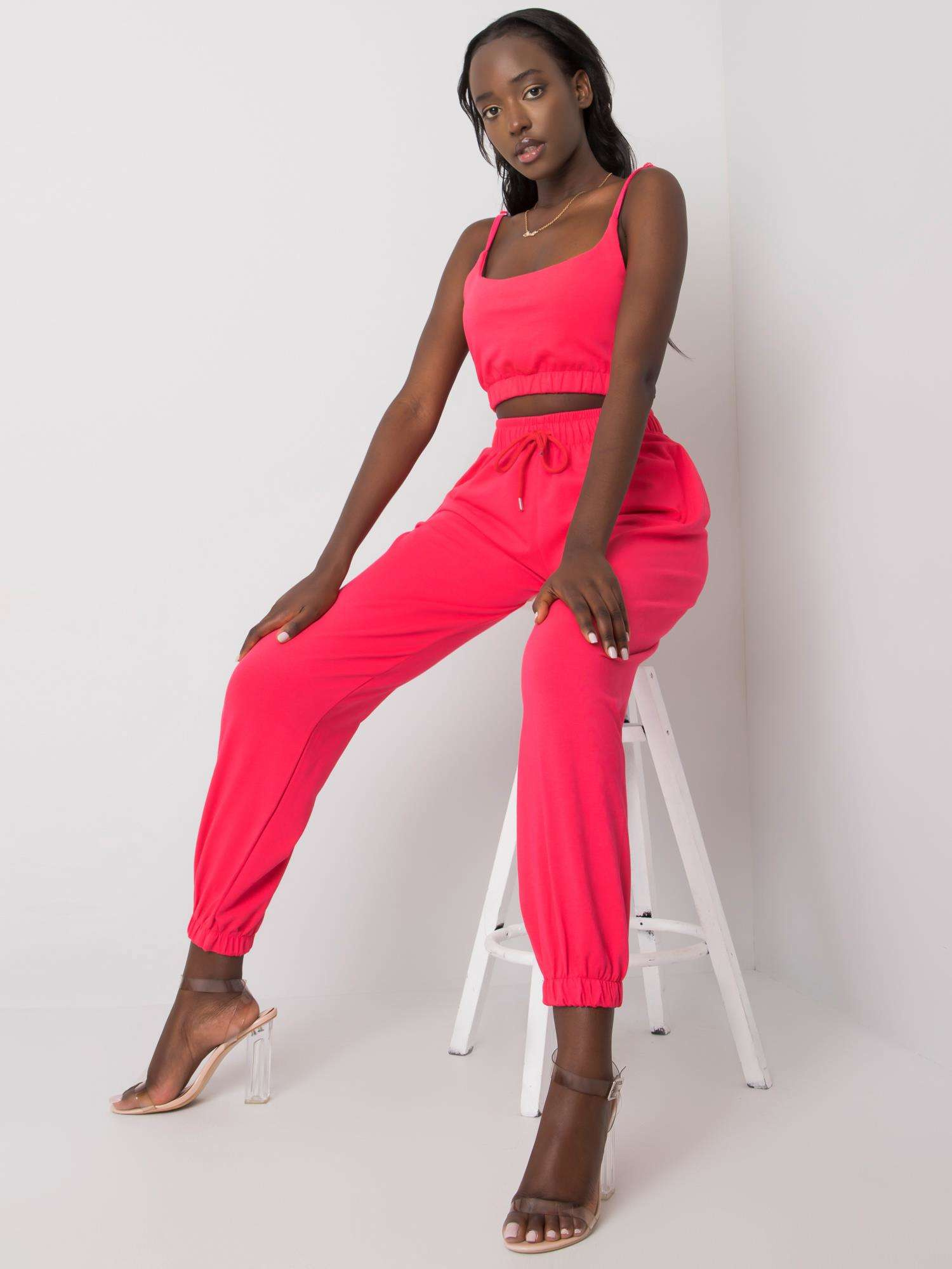 Koralový dvoudílný komplet Mado.