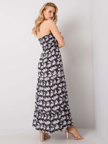 Czarna sukienka w kwiaty Nancey FRESH MADE