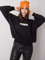 Jasnopomarańczowa damska czapka beanie