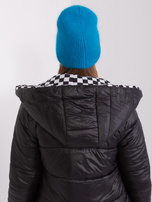 Hurtownia Jasnoniebieska czapka damska z aplikacjami