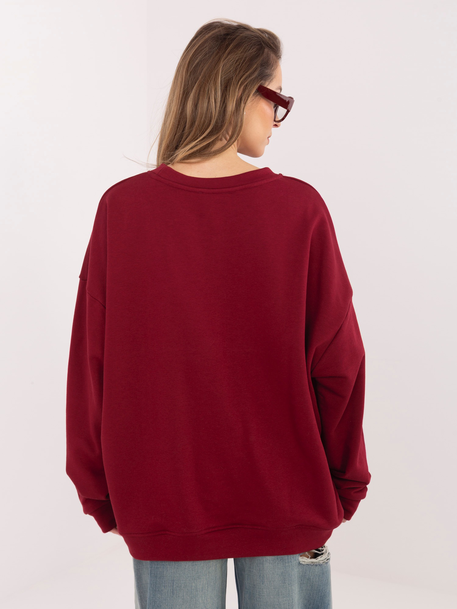 Bluza bordowy
