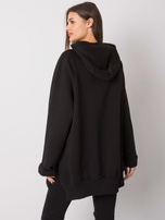 Czarna bluza kangurka Arno RUE PARIS