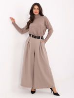 Fango szerokie spodnie z paskiem