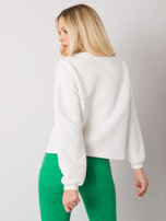 Ecru bluza pikowana bez kaptura Kerstine