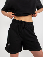 Hurt Czarny komplet letni z bluzką oversize