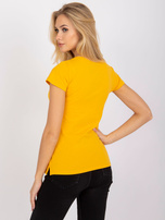 Jasnopomarańczowy t-shirt Square