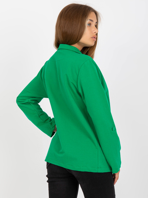 Hurt Zielona dresowa marynarka z zapięciem RUE PARIS