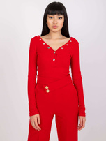 Czerwona bluzka w prążek Tracy RUE PARIS