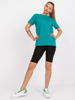 Zielony t-shirt bawełniany basic Honorine MAYFLIES