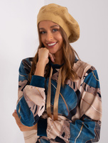 Hurt Camelowy beret damski