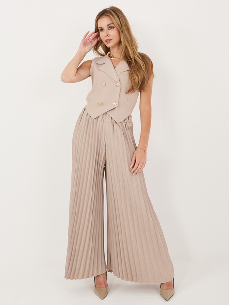 Fango elegancki komplet z dwurzędową kamizelką