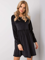 Schwarzes Samtkleid Mauriel RUE PARIS.