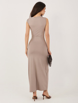 Fango midi sukienka z drapowaniem RUE PARIS