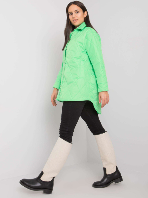 Zielona damska kurtka pikowana Zenya