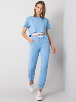 Niebieski komplet damski Alida RUE PARIS