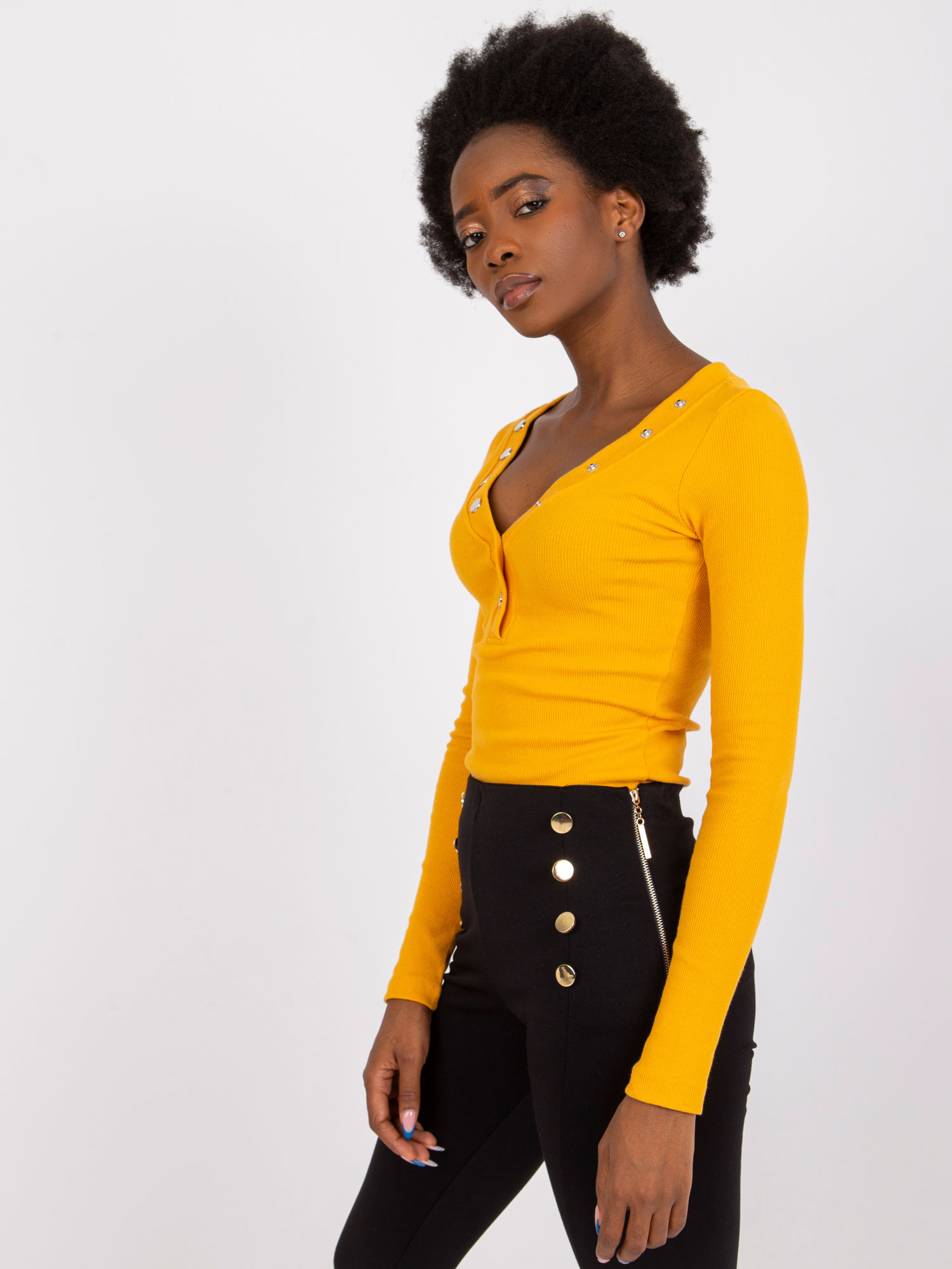 Bright orange striped blouse Tracy RUE PARIS.