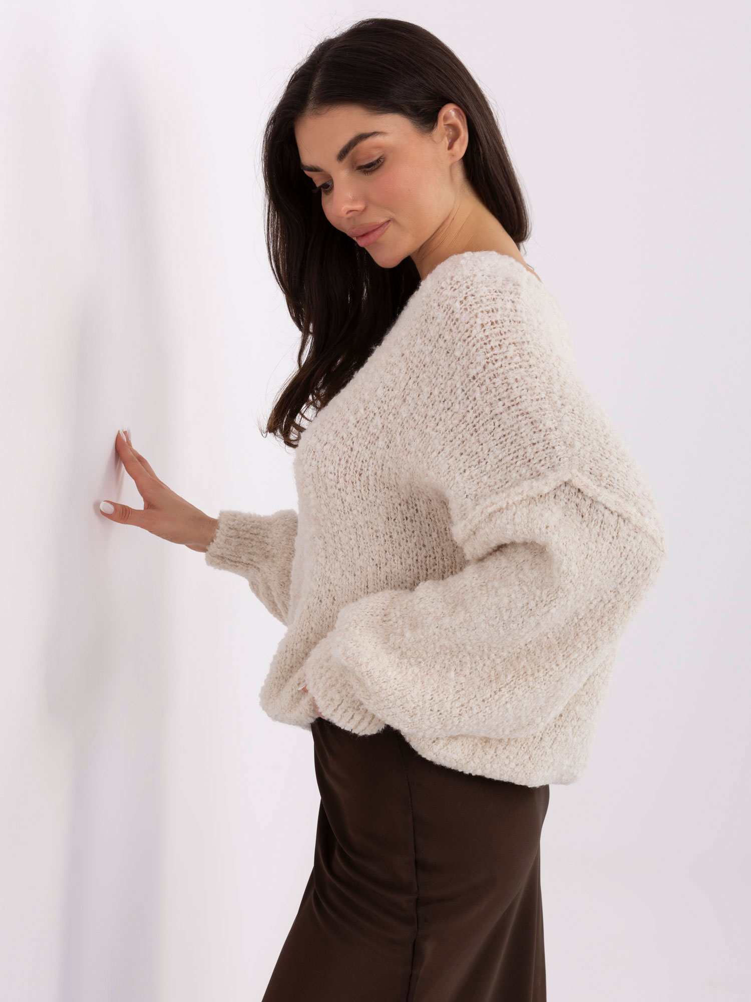 Sweter jasny beżowy