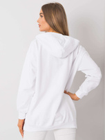 Biała bluza damska z kapturem Clothilde RUE PARIS