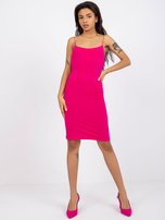 Fuchsia pencil dress basic Sicily