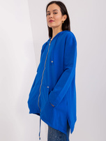 Hurt Ciemnoniebieska rozpinana bluza z kapturem