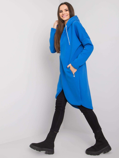 Ciemnoniebieska długa bluza damska Tabby