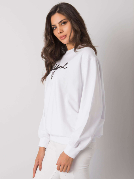 Biała bluza z napisem Ercolano RUE PARIS