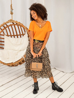 Fluo pomarańczowy t-shirt Emory