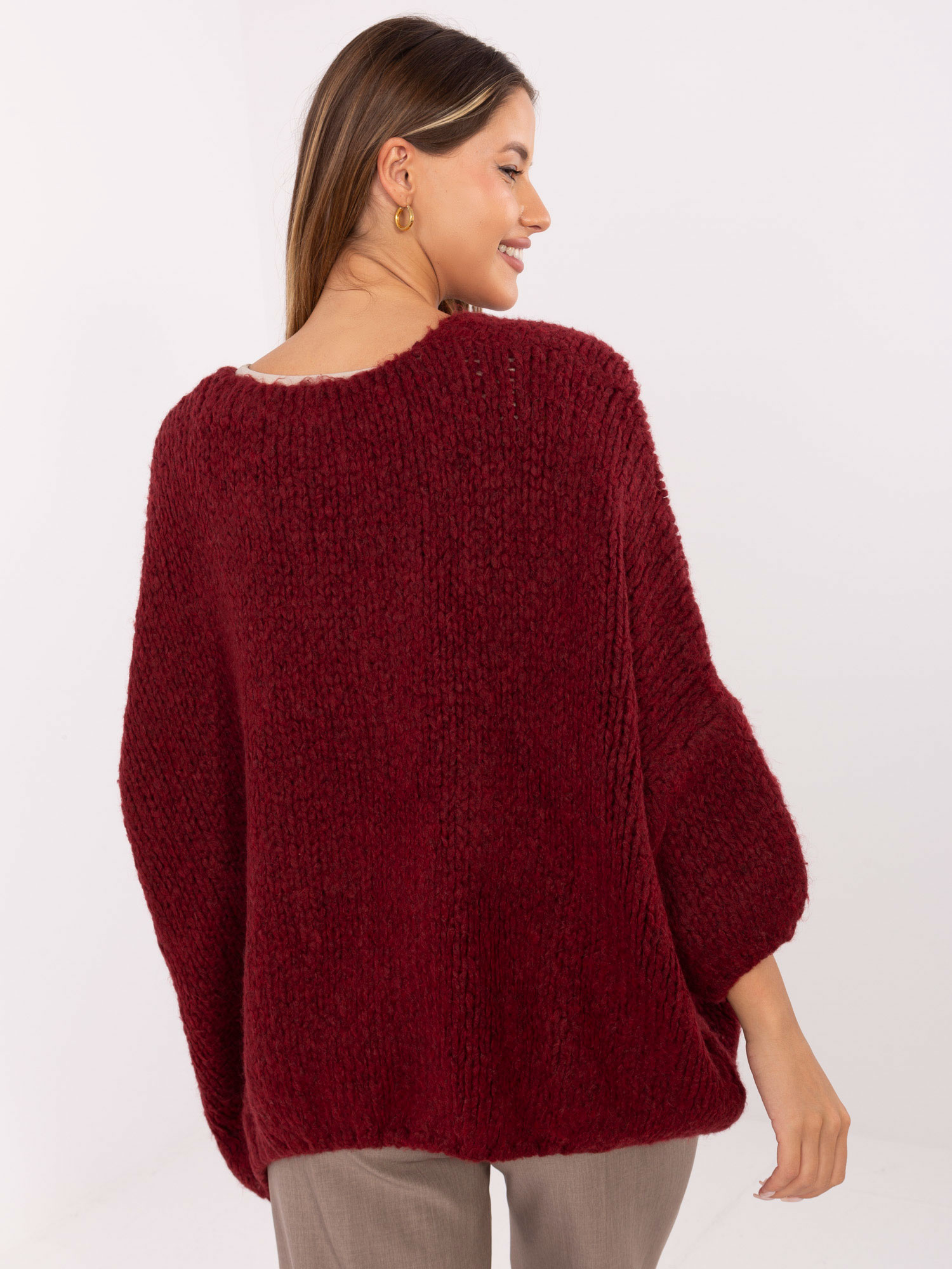 Sweter brązowy