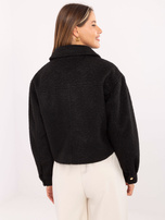 Czarna przejściowa kurtka boucle SUBLEVEL 