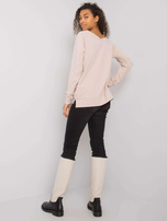 Beżowa bluzka z długim rękawem Alexie RUE PARIS