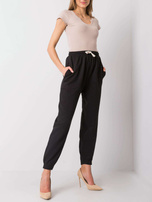 Czarne spodnie dresowe Anette NIE ZNASZ MNIE