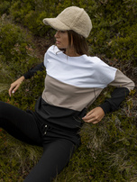 Beżowo-czarny komplet Sandra RUE PARIS