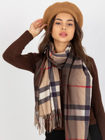 Hurtownia Camelowa damska czapka zimowa beret