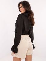 Hurtownia online Beżowe eleganckie spódnico-spodenki 