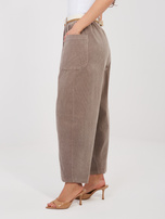 Fango sztruksowe spodnie z kieszeniami RUE PARIS 