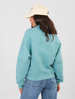 Turkusowa damska bluza oversize NATURAL SIDE