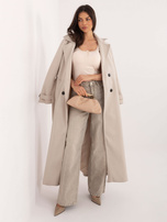 Jasnobeżowy krótki top z koronką 