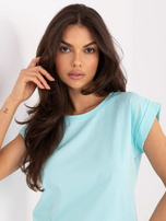 Jasnomiętowy t-shirt Revolution