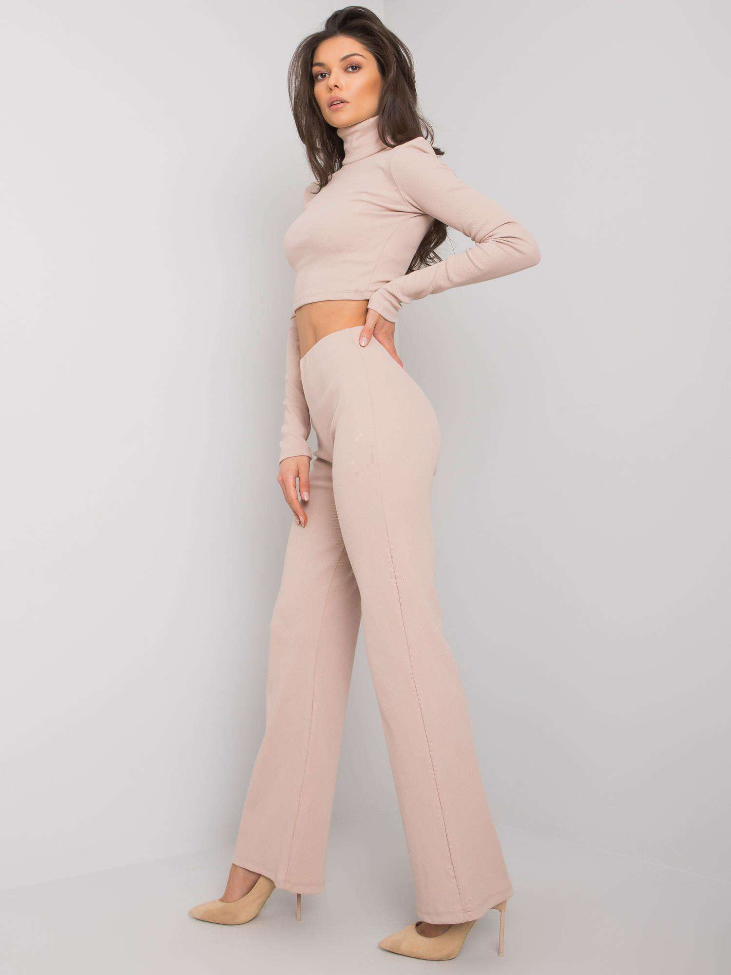 Helle beige Set mit Hose Juberri RUE PARIS.